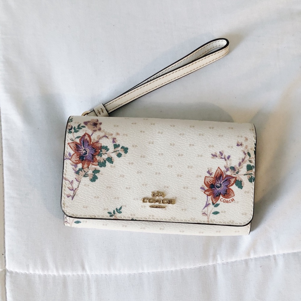 COACH FLORAL WALLET